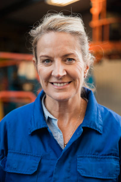istock Portrait of Female Blue Collar Worker 1063715322