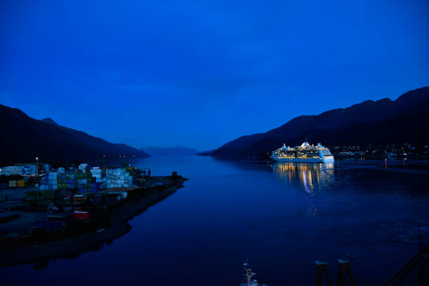 Harbor at Juneau, Alaska - fotografia de stock