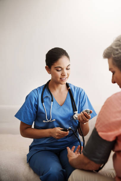 istock Let's take a look at your blood pressure reading... 1063721360