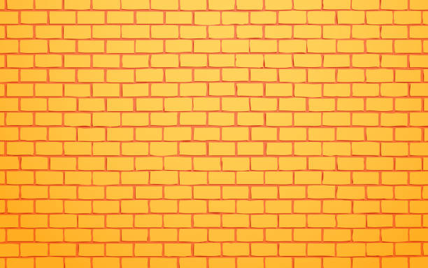 illustrations, cliparts, dessins animés et icônes de fond d’illustration jaune brique mur vector - textured gold backgrounds architecture and buildings