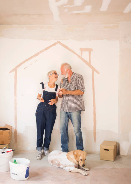 istock Couple remodeling their home 1063725020