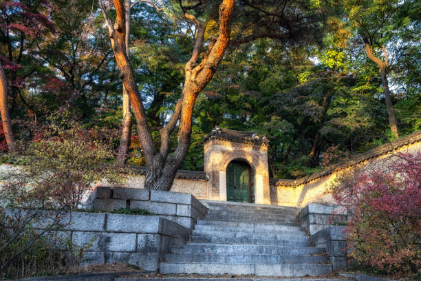 istock autumn fall foliage over changdeokgung 1063725548