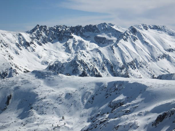 istock Winter Panorama from Todorka peak, Pirin Mountain, Bulgaria 1063727044