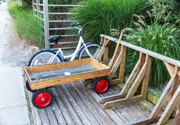 istock Wagon and bike in Fire Island 1063730812