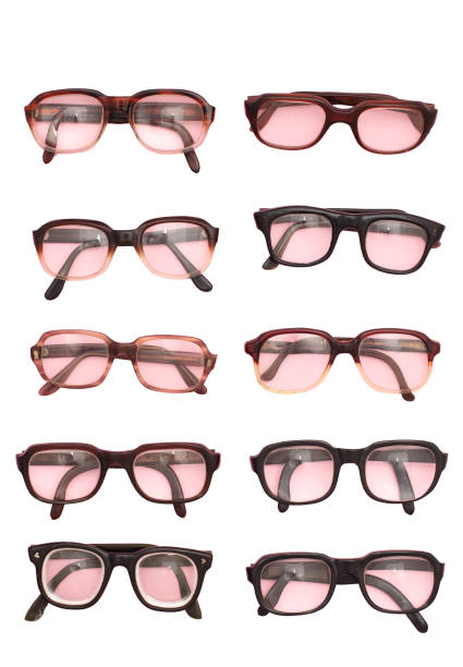 istock Group of vintage  spectacles isolated on white background 1063731474