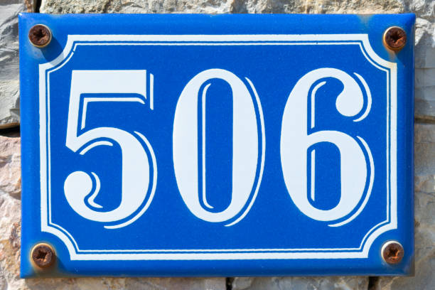 istock House Number Five Hundred Six  - 506 1063741468