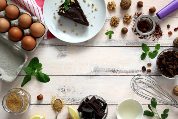 istock Ingredient, kitchen items for gluten-free cake. 1063745346