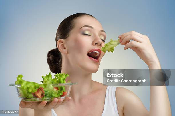 Eating Healthy Food Stock Photo - Download Image Now - 20-24 Years, 20-29 Years, Adult