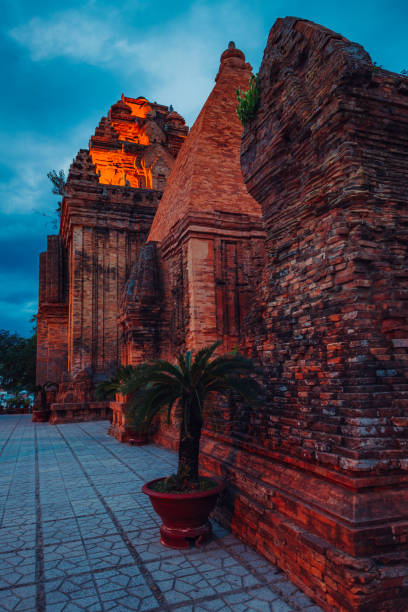 Po Nagar Cham Towers (Thap Ba Po Nagar) stock photo