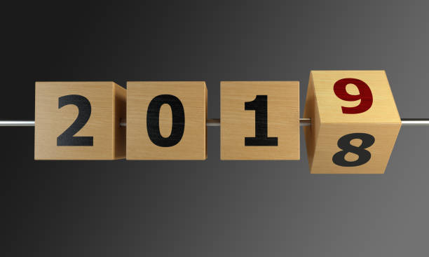 istock New Year 2019 Concept With Wooden Boxes 1063754542