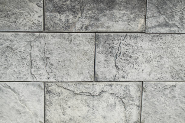 istock Background grey cement and concrete tiles, stone texture 1063756544