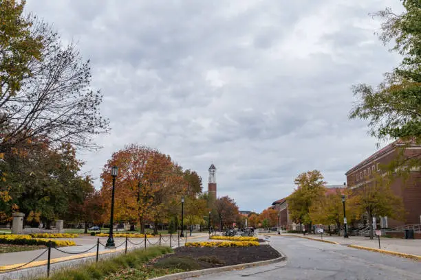 Purdue University campus in the fall, West Lafayette, Indiana