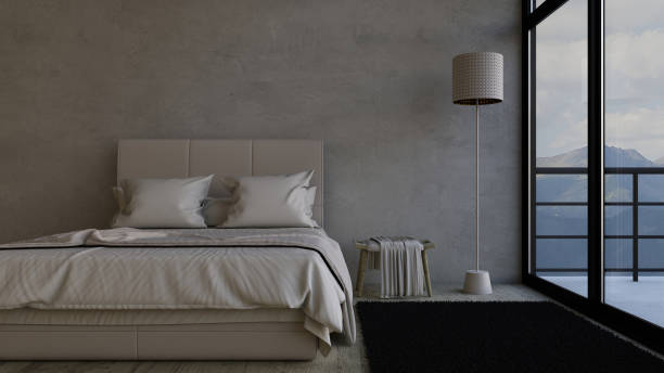 istock 3D Contemporary Bedroom Interior 1063766592