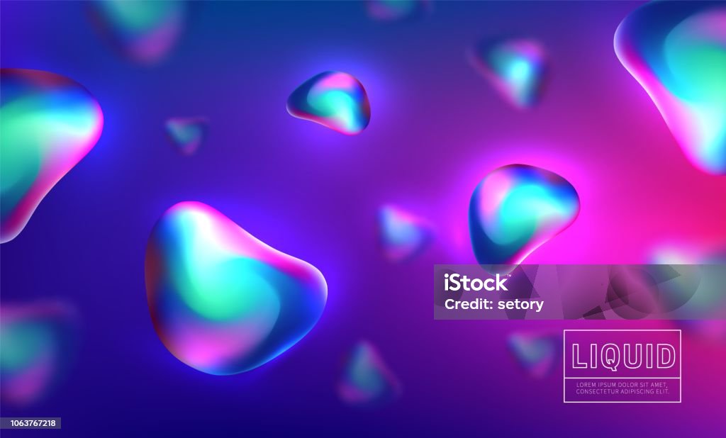 Liquid fluid background Liquid fluid background. Gradient shapes layout, Futuristic trendy template design. Vector illustration. Abstract stock vector