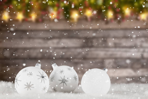 istock Christmas decoration on wooden background 1063767710