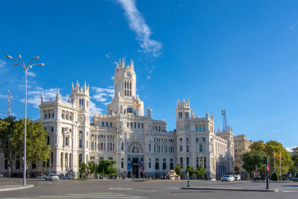 istock Cibeles Palace, Central Post Office,  in Madrid 1063770672