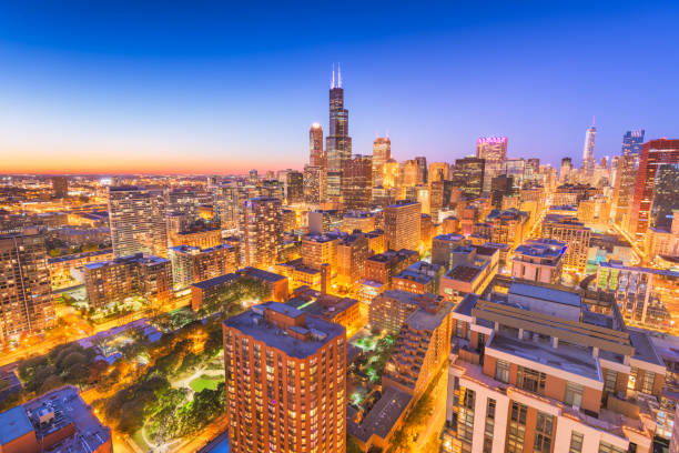 istock Chicago, Illinois, USA Skyline 1063780822