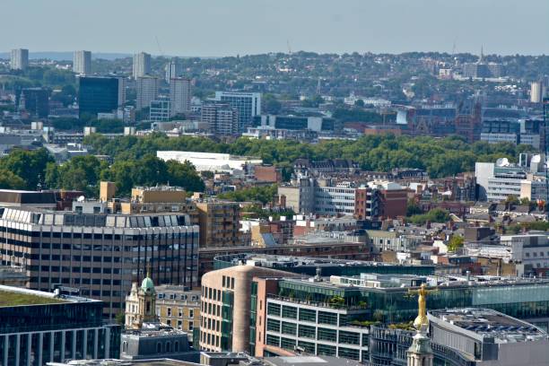 istock Lady Justice Overlooking London 1063784578