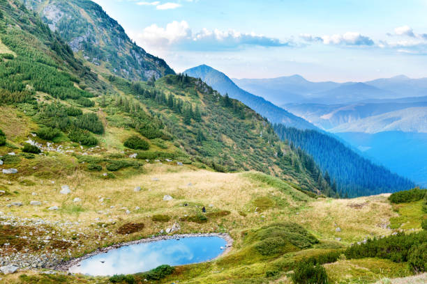 istock Blue lake in the mountains 1063784866