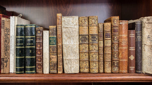 istock old books lined up on a shelf 1063792596