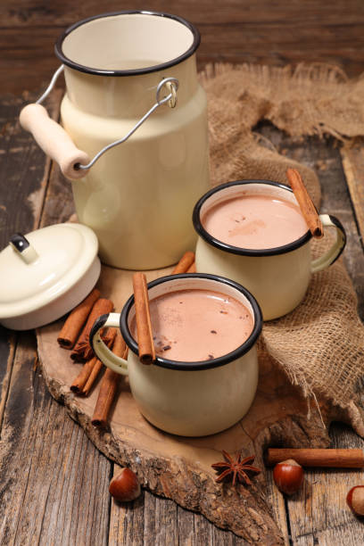 istock mug with milk and cocoa 1063793766