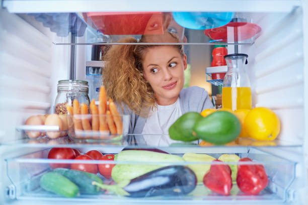 istock Woman looking something to eat. 1063794080