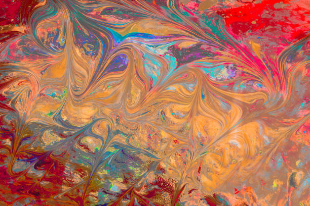 istock Abstract grunge art background texture with colorful paint splashes 1063799420