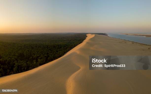 Dune Of Pilate France Gironde Arcachon Basin Aquitaine The Largest Sandy Desert In Europe Stock Photo - Download Image Now