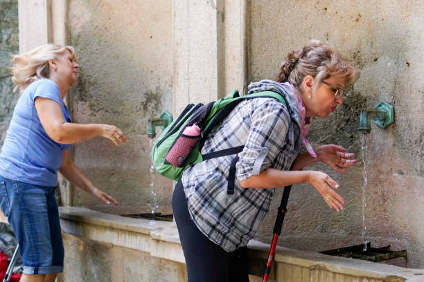 istock Senior women hiking 1063814782