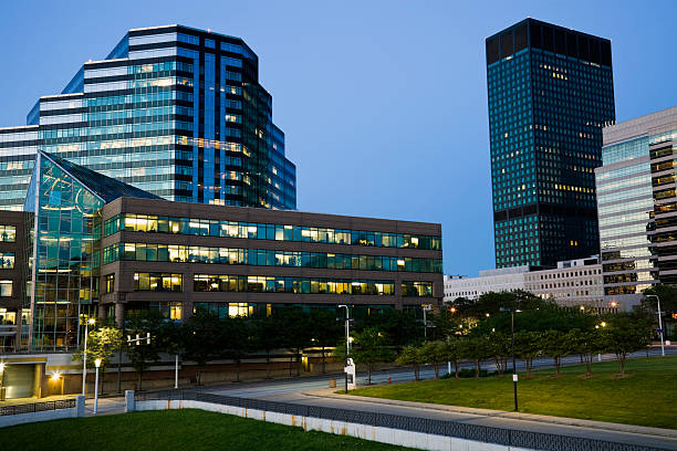 istock Evening in downtown Cleveland 106381869