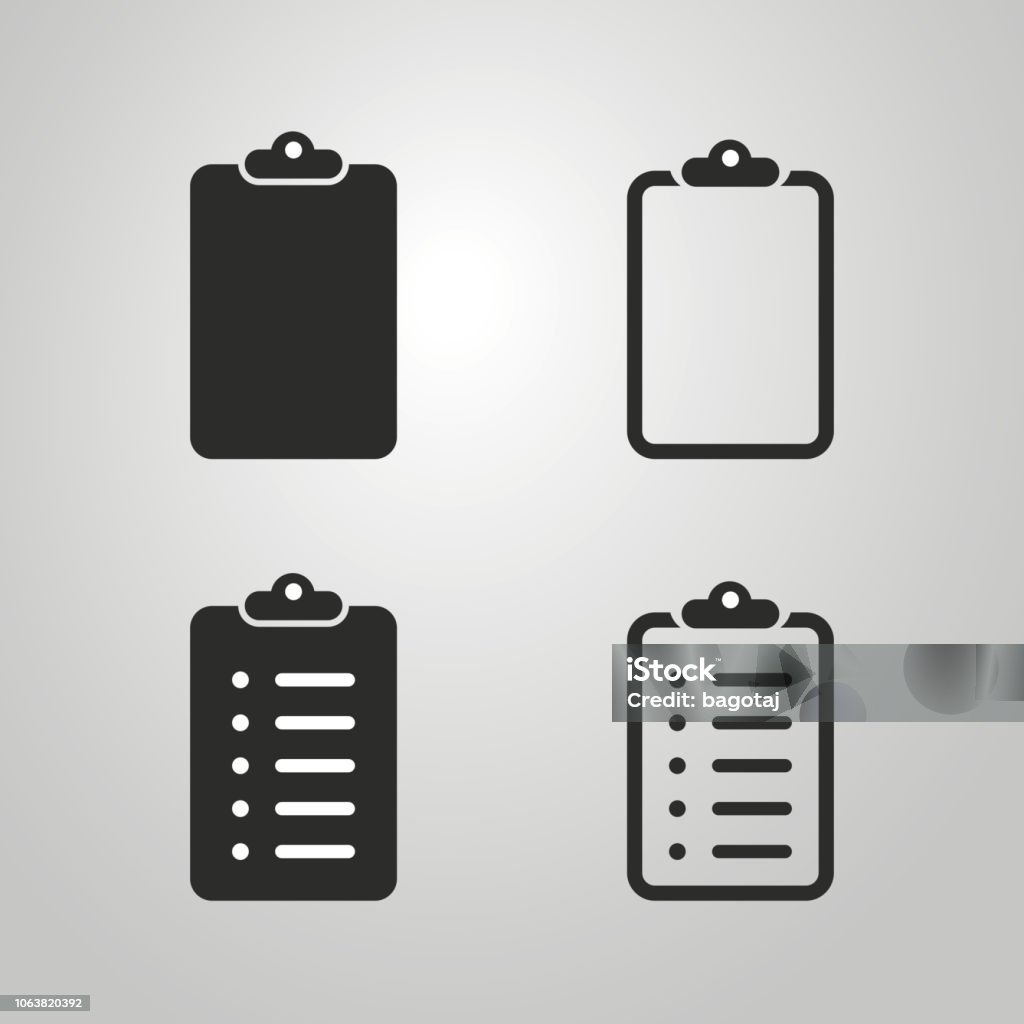 Notepad Designs Checklist Stock Illustration - Download Image Now ...