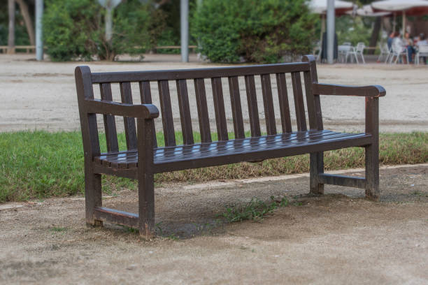 istock Bench in public park in Barcelona, Spain 1063825336