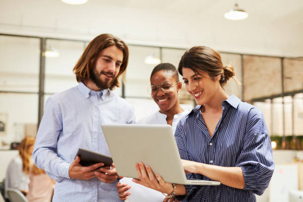 istock Businesspeople creatives brainstorming in a meeting. 1063825432