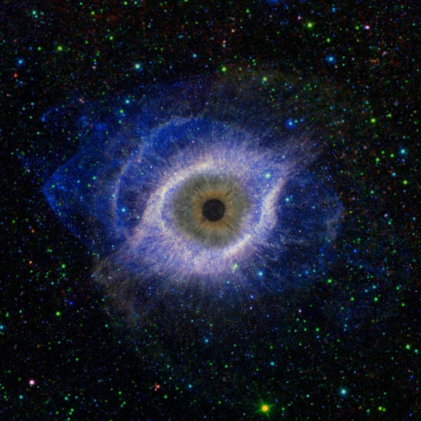Eye in space Eye Galaxy in Space eye nebula stock pictures, royalty-free photos & images