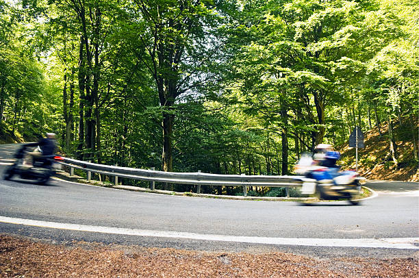 istock Motorcyclists on the Road. Color Image 106382979