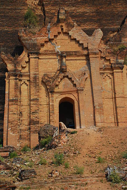 Ruined Temple stock photo