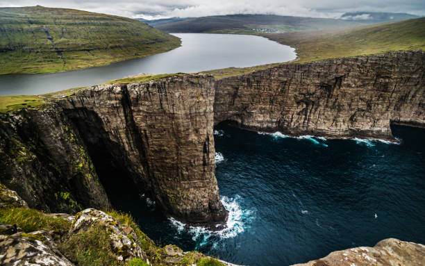 istock View on Sorvagsvatn lake, Faroe Islands 1063834488