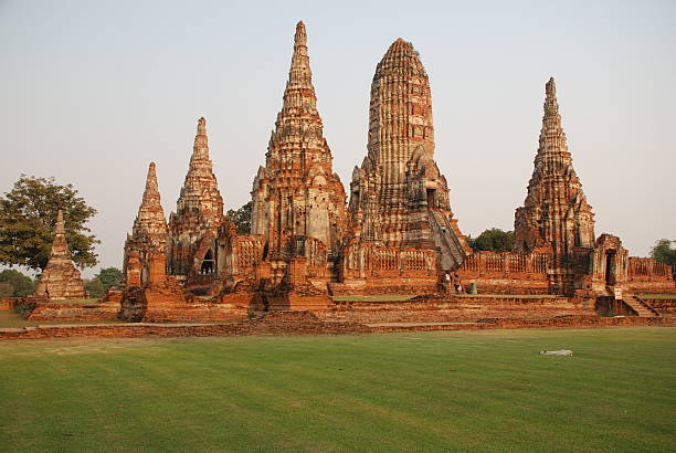 Temple in Ayuthaya stock photo