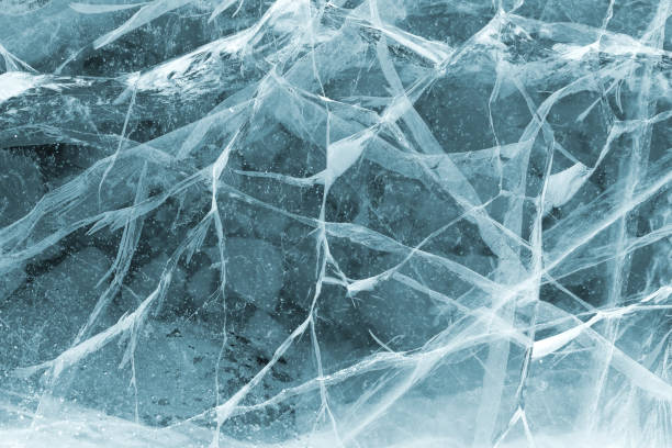 texture of ice. - frozen imagens e fotografias de stock