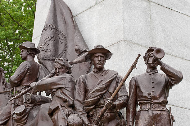 istock Statue Details of Robert E. Lee/Virginia Memorial at Gettysburg 106383803