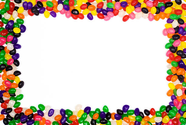 border - jelly beans  jellybean stock pictures, royalty-free photos & images