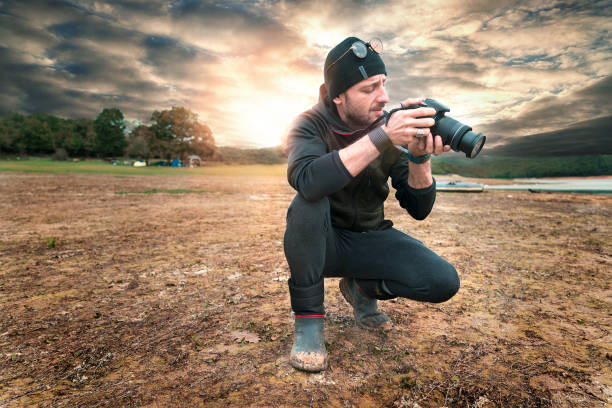 camping,man,nature,mud,photographer