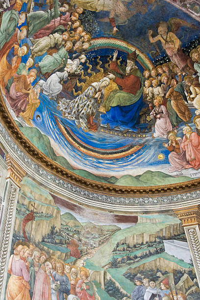 istock Filippo Lippi's Paintings inside Spoleto Cathedral 106384214