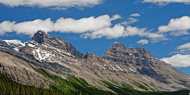 Cirrus Mountain in Alberta stock photo