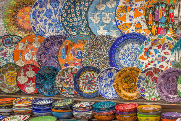 istock plates at Grand Bazaar in Istanbul 1063854748