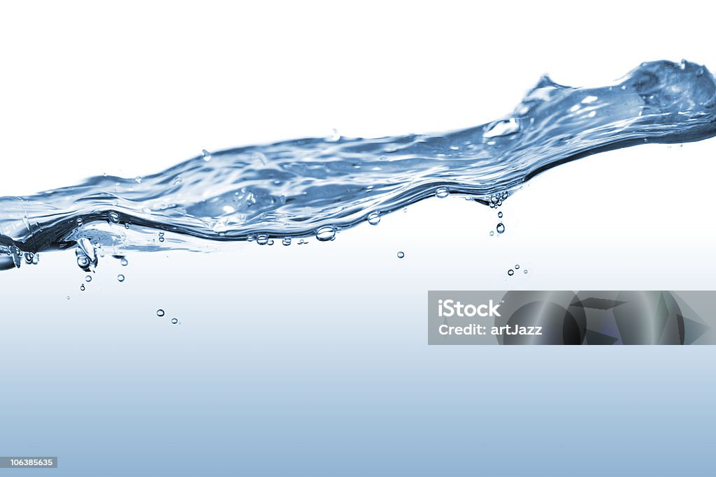 water splash isoliert auf Weiß - Lizenzfrei Abstrakt Stock-Foto