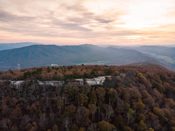 istock McAfee Knob on the Appalachian Trail from Above in the Fall 1063860876