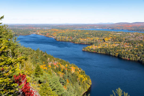 istock Echo Lake at Acadia NP in the Fall 1063861550