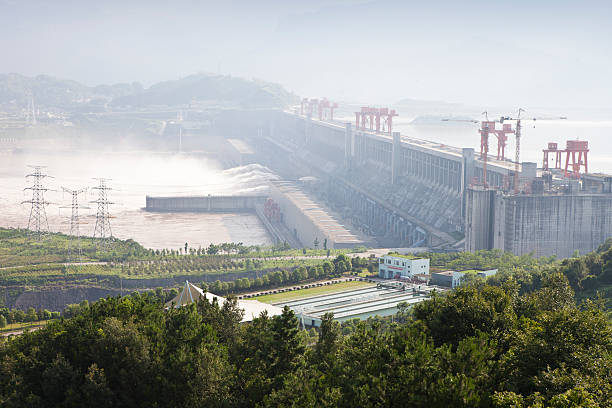 istock Landscape view of Three Gorges Dam in China 106386249