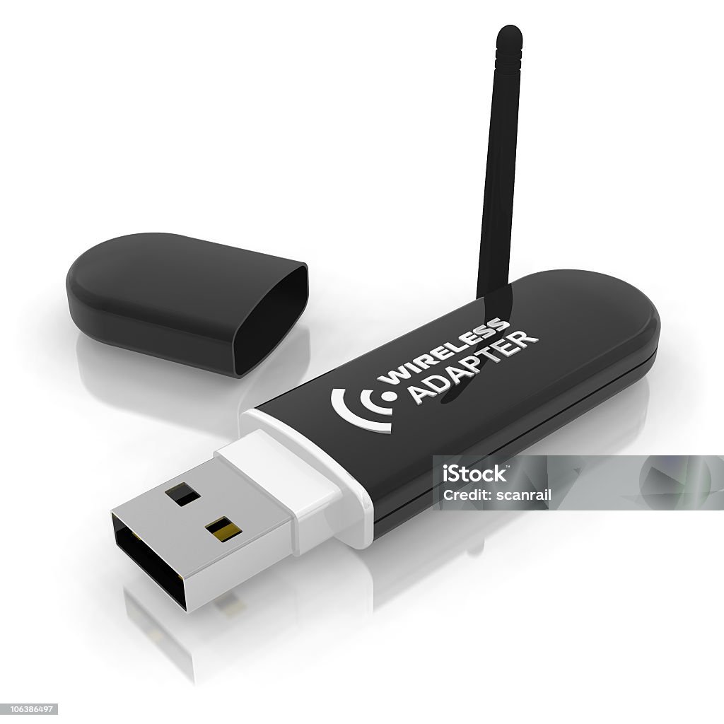 Adattatore USB wireless - Foto stock royalty-free di Accessibilità